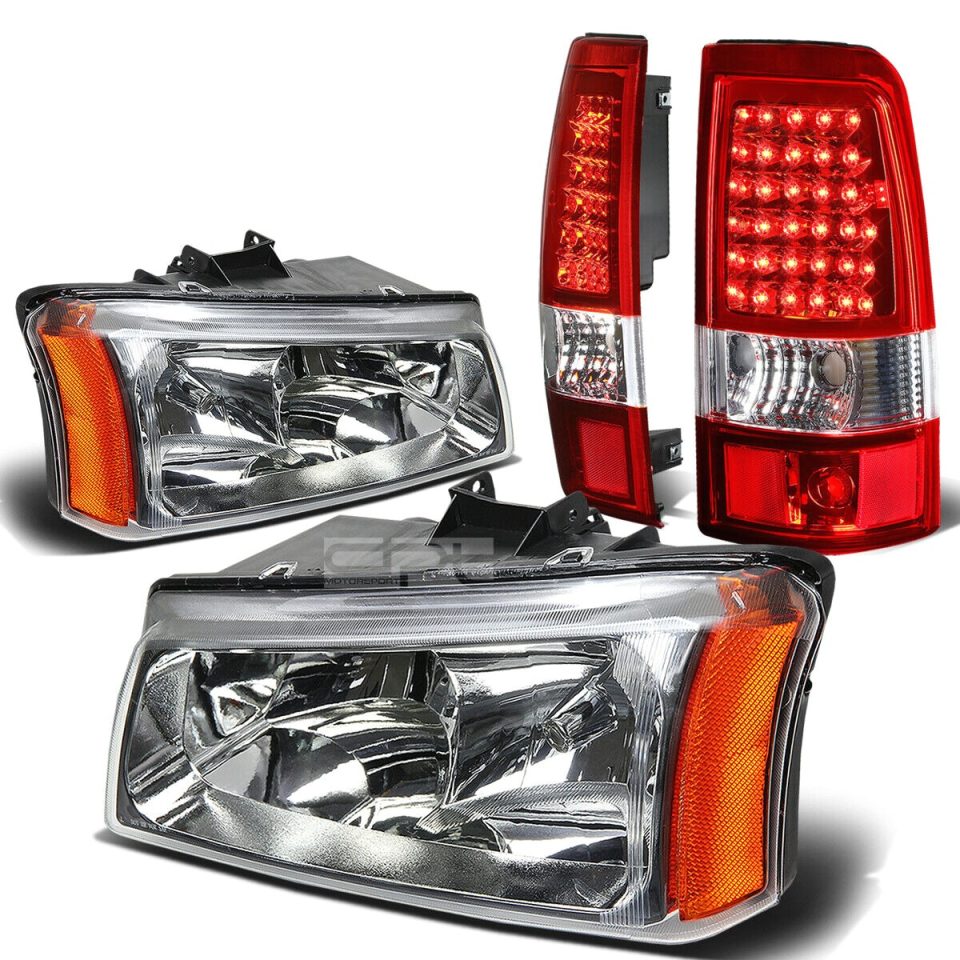 Travel 03-07 SILVERADO CHROME CRYSTAL HEADLIGHT+CORN