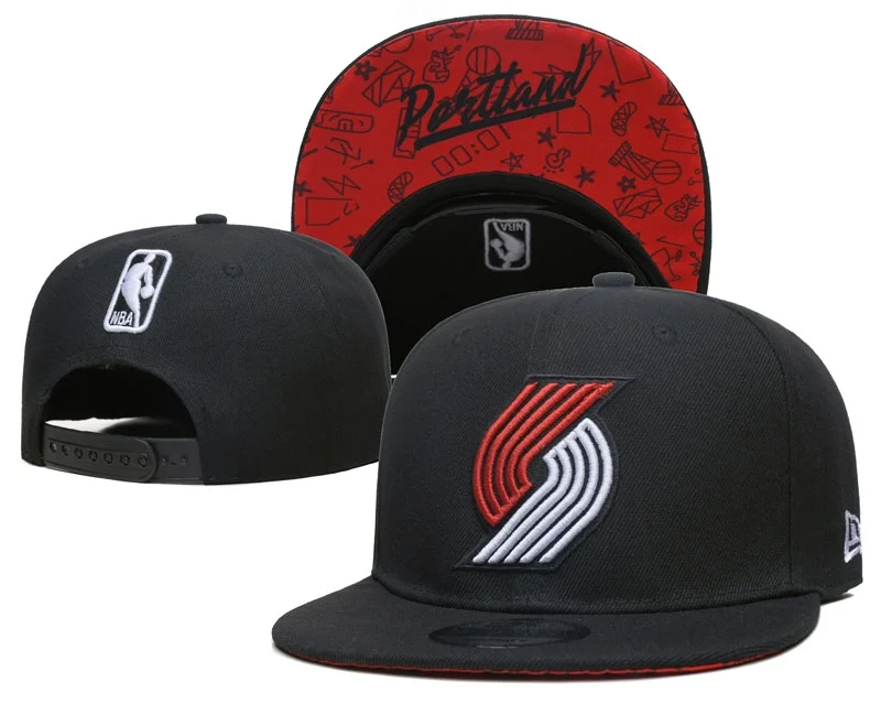 Glass Travel Portland-trail Blazers Basketball Cap Pro League Hat Adjustable Flat Cap