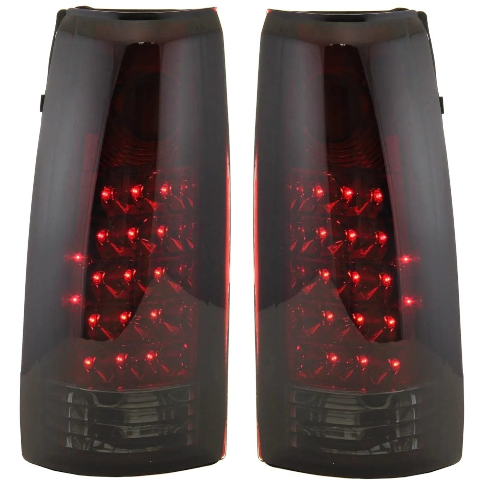 Matte Outdoor Tail Light For 88-99 Chevrolet K1500 Set of 2 Driver and Passenger Side