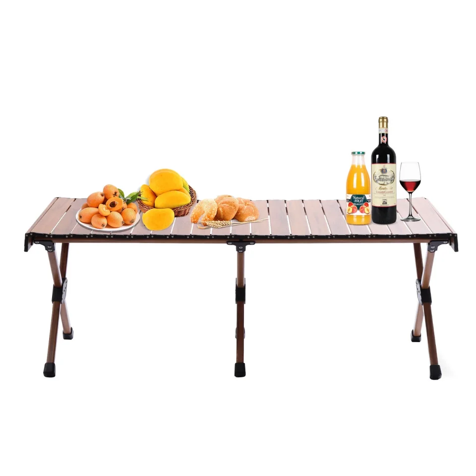 Office Outdoor Portable Folding Aluminum Table Lightweight Camping Table with Bag