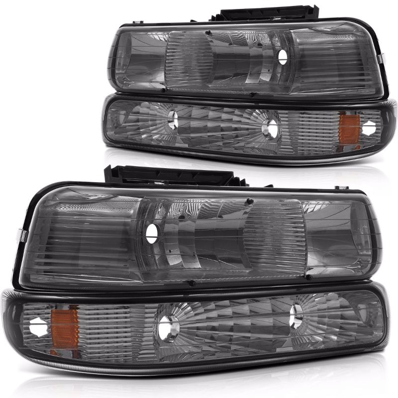 Ceramic Cleaning Headlight Assembly (GM2503187) For Chevrolet 1pair