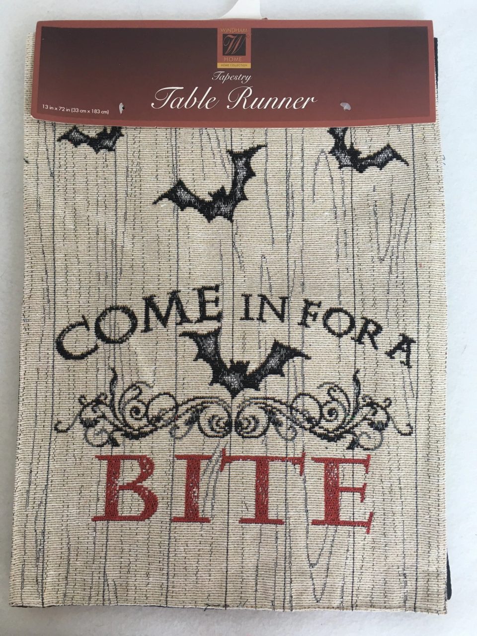 Pure Storage Halloween Come In For A Bite Tapestry Table Runner