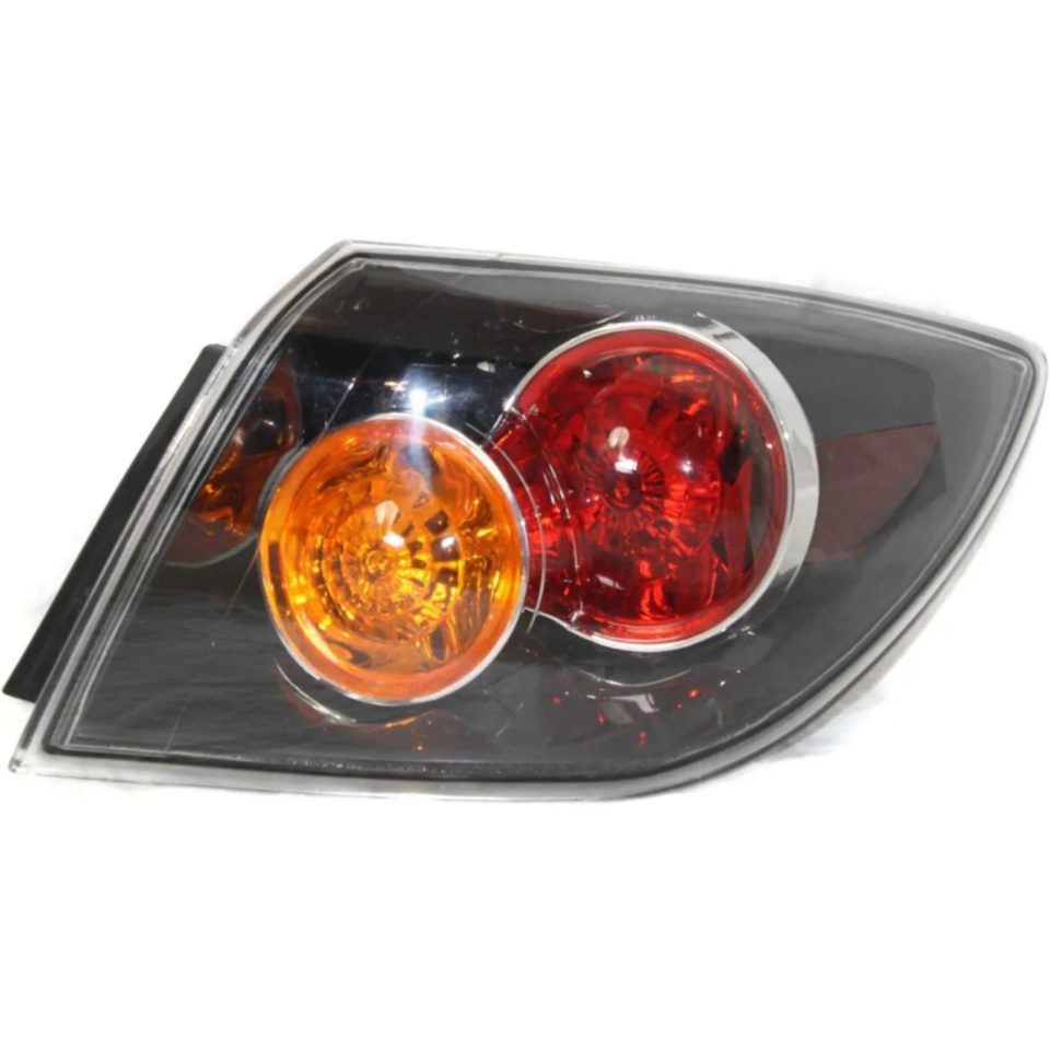Silicone Travel Tail Light for 2007-2009 Mazda 3 & 2009 3 Sport RH Outer Hatchback Halogen