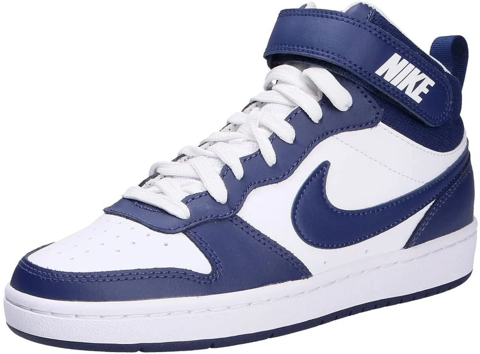 Office NIKE Court Borough Mid 2 Little Kids' Shoes Pre School CD7783-107, Size 10.5