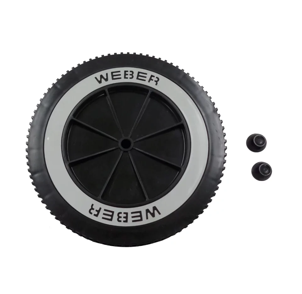 Lightweight Dining Weber 65930 6 Replacement Wheel for Charcoal Grills