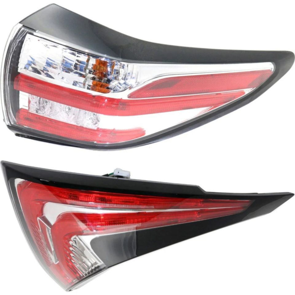 Cleaning Versatile Tail Light Set For 2015-2018 Nissan Murano LH RH Inner Outer Clear/Red/LED