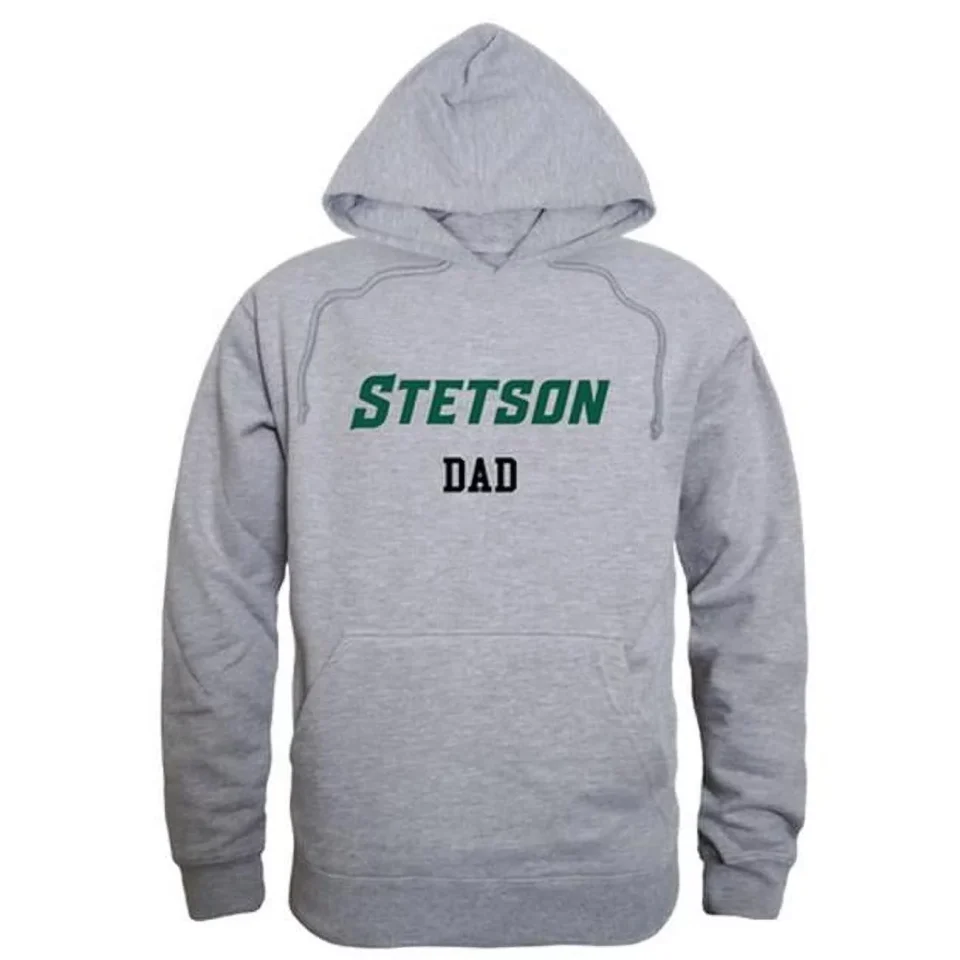 Baking W Republic 563-387-HGY-02 Men Stetson University Hatters Dad Hoodie, Heather Grey - Medium