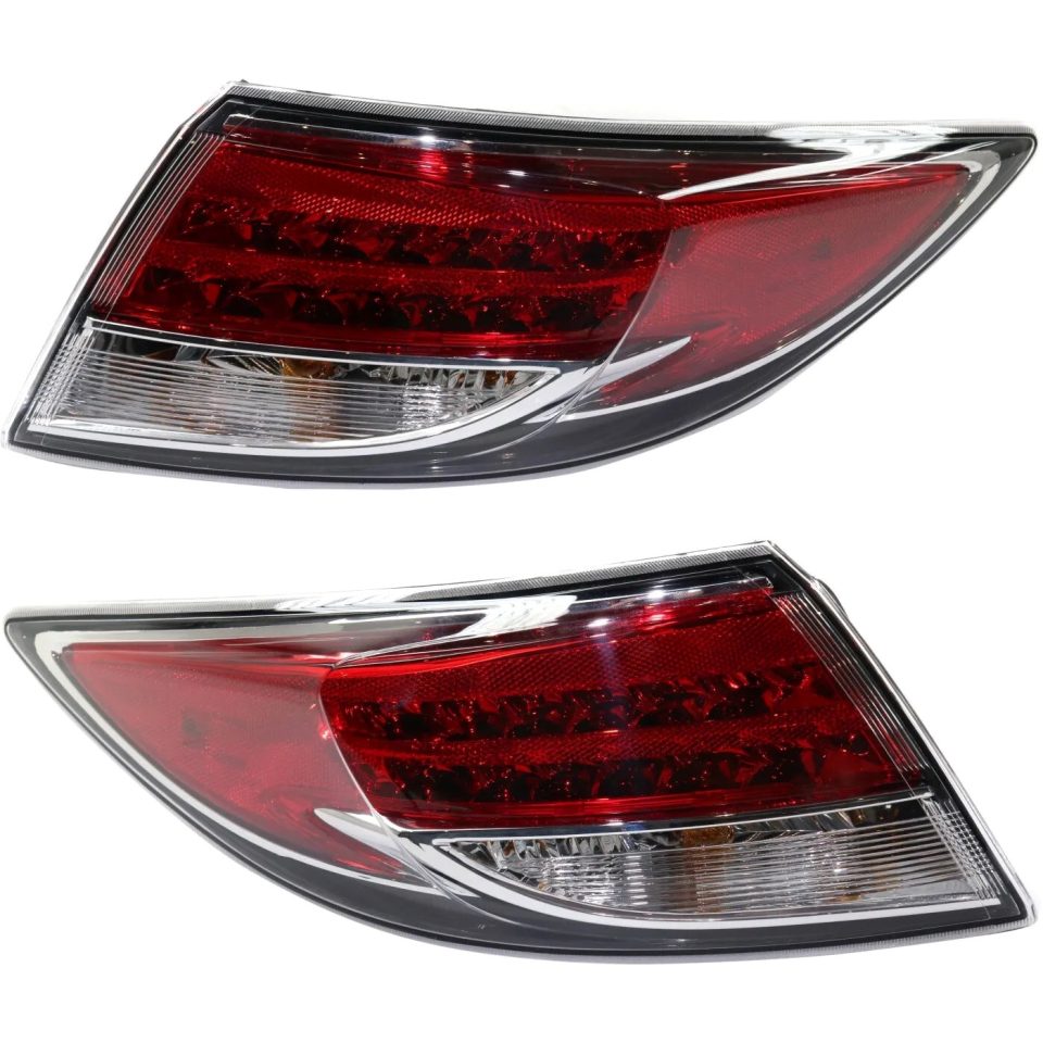 Easy-Clean Tail Light For 2009-2013 Mazda 6 Set of 2 Driver and Passenger Side
