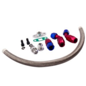 Core ‘-10AN Turbo Steel Oil Drain Return Line Assembly for T3 T4 T04E T70 T60 T61 AN10