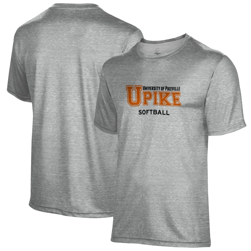Select Travel Men's Gray Pikeville Bears Softball Name Drop T-Shirt