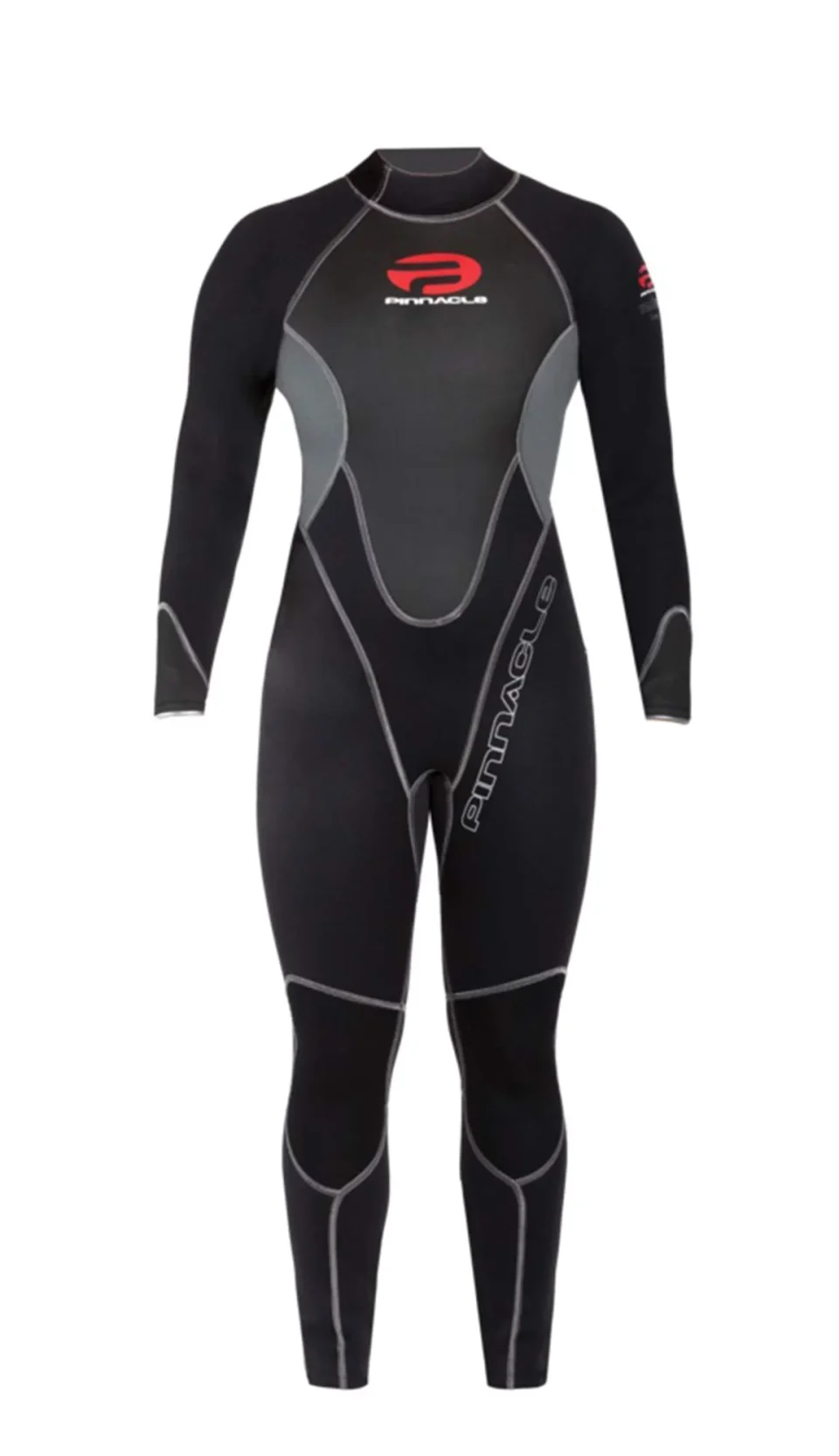 Glass Travel Pinnacle Child Venture 3mm Wetsuit Full Wetsuit (Black, Medium)