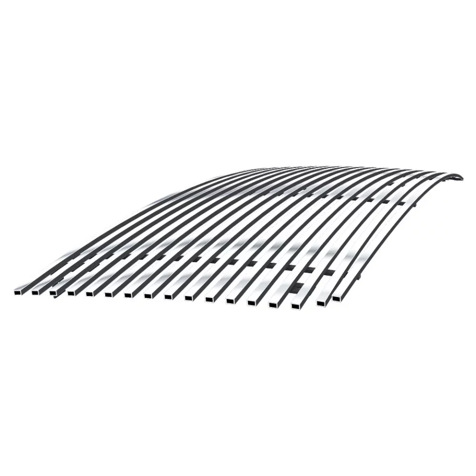 Safe Silicone APS Compatible with GMC Sierra 1500 2007-2013 Main Upper Stainless Steel Chrome 8x6 Billet Grille Insert G85264S