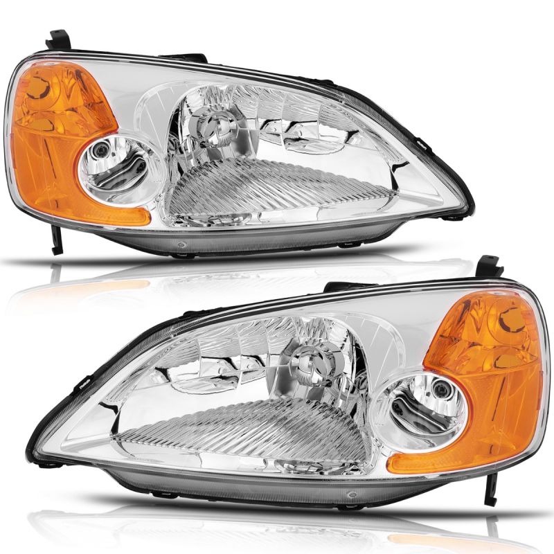 Best-Selling Upgraded Headlight Assembly (33101S5PA01) For Honda Civic 1pair
