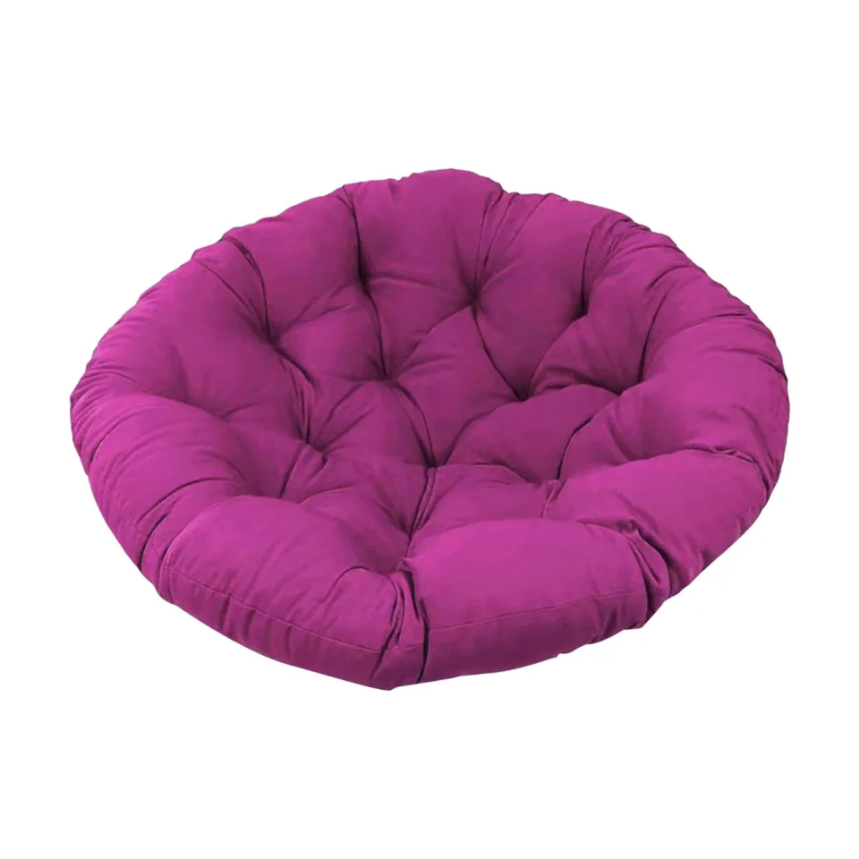 Kitchen Hammock Chair Cushion Hanging Basket Chair Cushion Egg Chair Egg Chair Cushion Replacement Round Thicken Chair Pad for Home Patio Porch 60cmx60cm , violet
