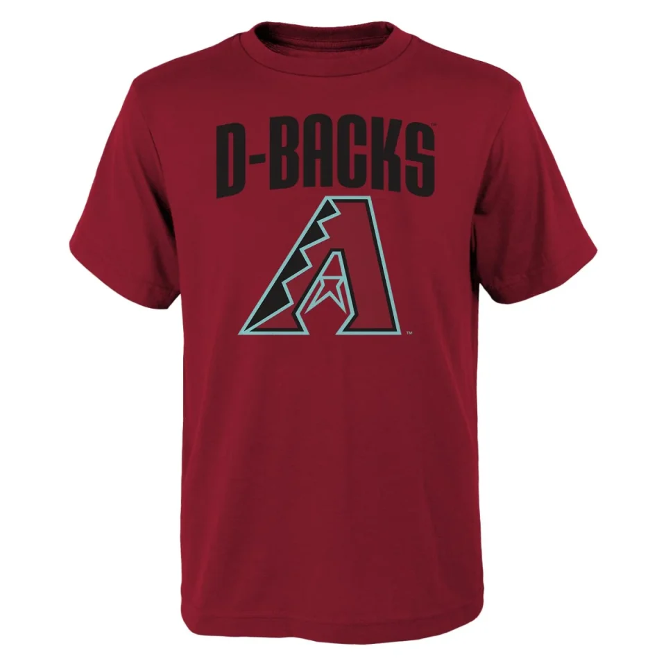 BPA-Free Versatile Arizona Diamondbacks MLB Boys Short-Sleeve Cotton Tee