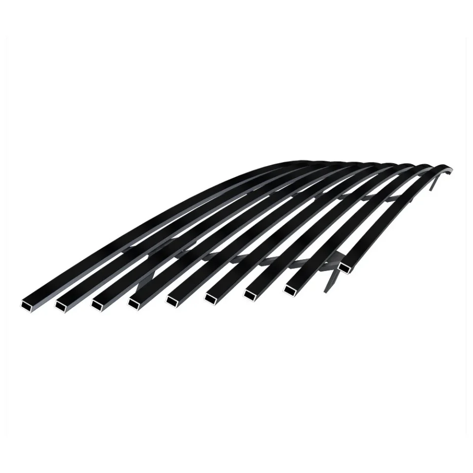 Cleaning APS Compatible with Suzuki Grand Vitara 2006-2012 Main Upper Stainless Steel Black Billet Grille Grill Insert I85136H