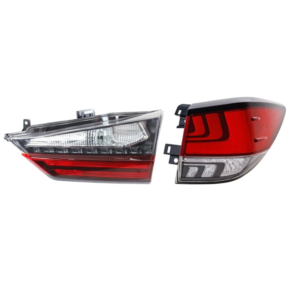 Gift-Ready Pair Tail Lights Taillights Taillamps Brakelights Set of 2 Passenger Right Side