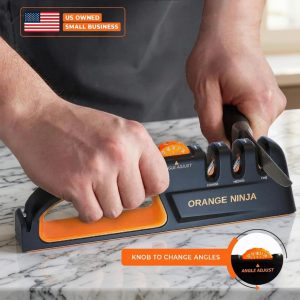 Baking Popular Sharp Pebble 5 Precision Adjust Knife Sharpener- 3-Stage Premium Kitchen Knife Sharpener to Repair. Restore & Polish Blades by Sharp Pebble