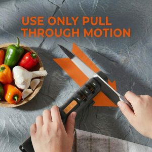 Baking Popular Sharp Pebble 5 Precision Adjust Knife Sharpener- 3-Stage Premium Kitchen Knife Sharpener to Repair. Restore & Polish Blades by Sharp Pebble